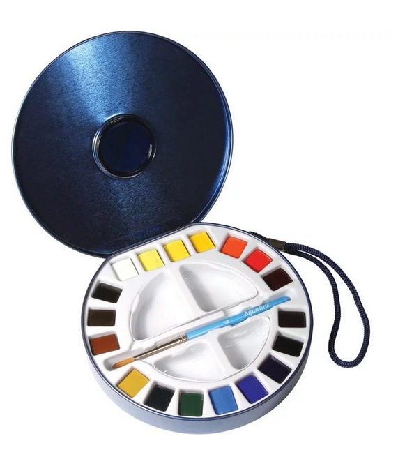  Daler Rowney Aquafine Watercolour Travel Set 